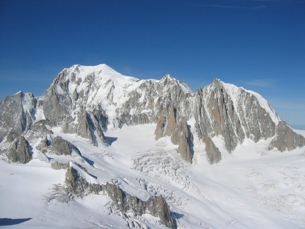 La vetta del Monte Bianco