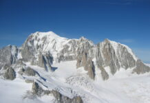 La vetta del Monte Bianco