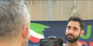 Fabio Roscani, presidente di Gioventù Nazionale, movimento giovanile di Fratelli d’Itala.