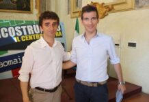 Galeazzo Bignami, deputato di FdI e Marco Lisei, capogruppo in Regione di FdI