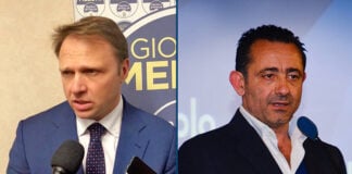 Francesco Lollobrigida, capogruppo di Fratelli d’Italia alla Camera, e Paolo Trancassini, deputato e capogruppo in commissione Bilancio