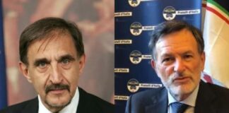 Ignazio La Russa, vicepresidente del Senato e senatore FdI, ed Alberto Balboni, Senatore di Fratelli d'Italia.