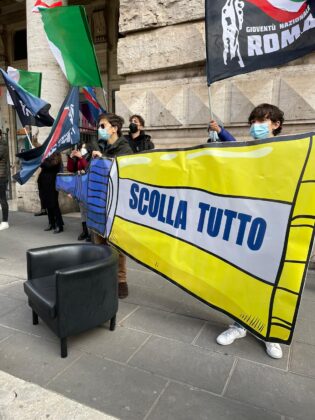 Flash mob di Gioventù Nazionale 2