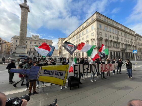Flash mob di Gioventù Nazionale 5