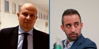 Deputato di FdI Salvatore Deidda e il Coordinatore provinciale Marco Porcu