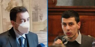 Francesco Torselli, capogruppo di Fratelli d’Italia in Consiglio regionale, e il Presidente nazionale di Azione Studentesca, Anthony La Mantia.