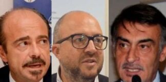 Deputati di Fratelli d’Italia Alessio Butti, Mauro Rotelli e Marco Silvestroni