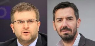 Carlo Fidanza, Capodelegazione di Fratelli d’Italia e membro della Commissione Trasporti al Parlamento Europeo, e Massimo Ruspandini, senatore e responsabile nazionale Trasporti di Fratelli d'Italia