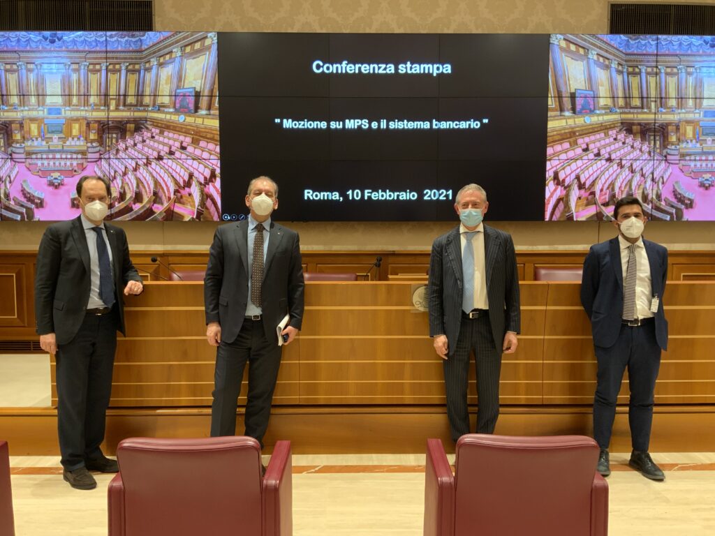 La mozione al governo Draghi per il rinvio della privatizzazione di MPS è il primo atto dell’opposizione patriottica promessa da FdI