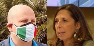 Capogruppo in Commissione Difesa, Salvatore Deidda e la Senatrice di FdI, Isabella Rauti