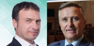 Fabrizio Ghera capogruppo di Fratelli d'Italia alla Regione Lazio, Francesco Figliomeni (Fratelli d'Italia) vice presidente dell’Assemblea Capitolina