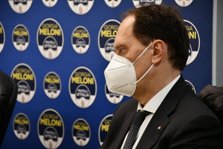 Luca Ciriani, capogruppo dei senatori di Fratelli d'Italia
