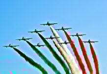 Le Frecce Tricolori dell’Aeronautica Militare