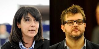 Marco Osnato, Responsabile nazionale del commercio di Fratelli d’Italia e Roberta Angelilli dell’esecutivo nazionale di Fratelli d’Italia.