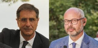 Senatori di Fratelli d'Italia, Andrea de Bertoldi, capogruppo di FdI della Commissione bicamerale Anagrafe tributaria, e Claudio Barbaro, componente della Commissione.