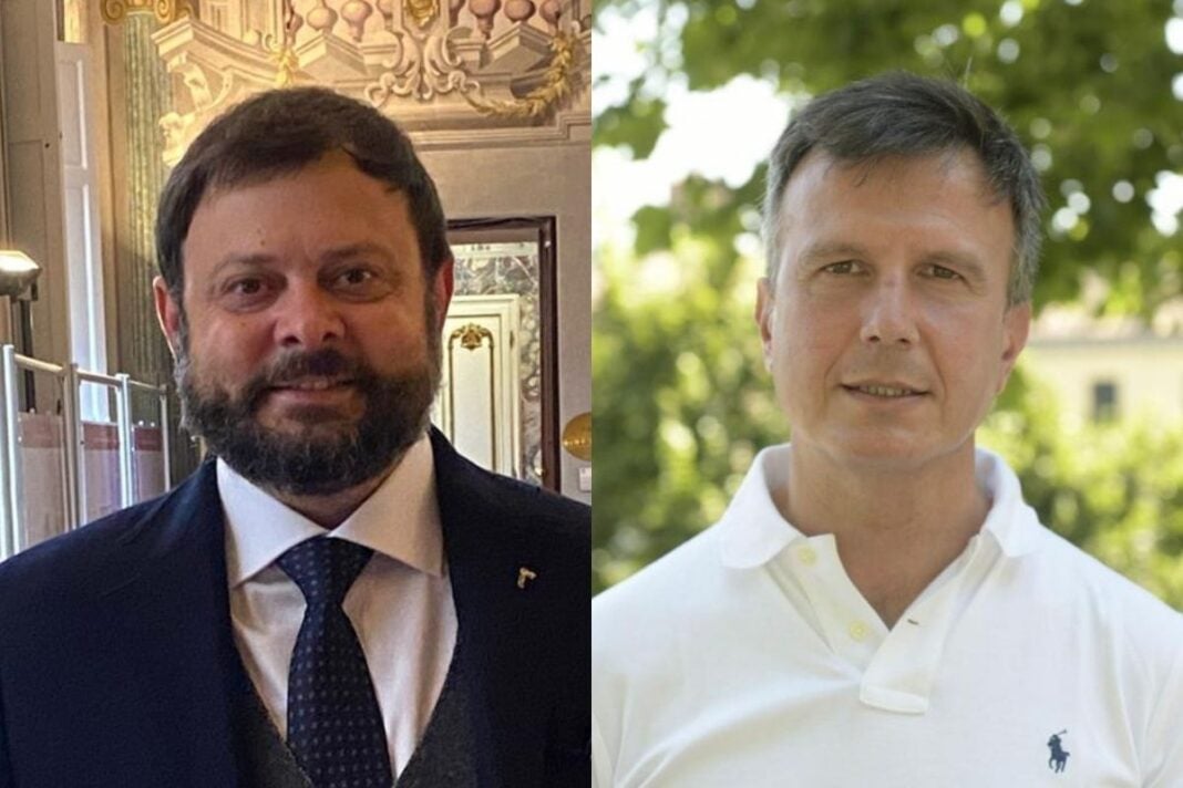 Vittorio Fantozzi, vice-capogruppo FdI in Consiglio regionale, e Marco Martinelli, capogruppo FdI in Consiglio comunale a Lucca.