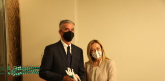 Il Presidente di Confartigianato Marco Granelli e Giorgia Meloni, Presidente di Fratelli d’Italia.