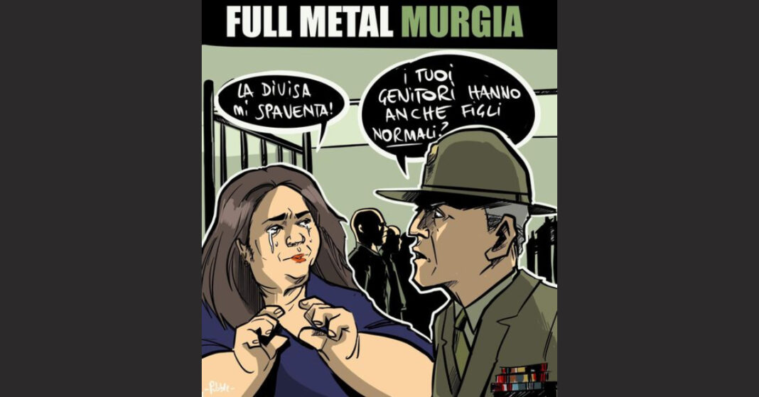 La vignetta satirica di Pubble