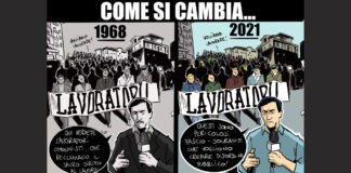 La vignetta satirica di Pubble