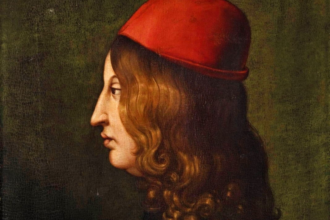 Giovanni Pico della Mirandola, umanista e filosofo italiano.