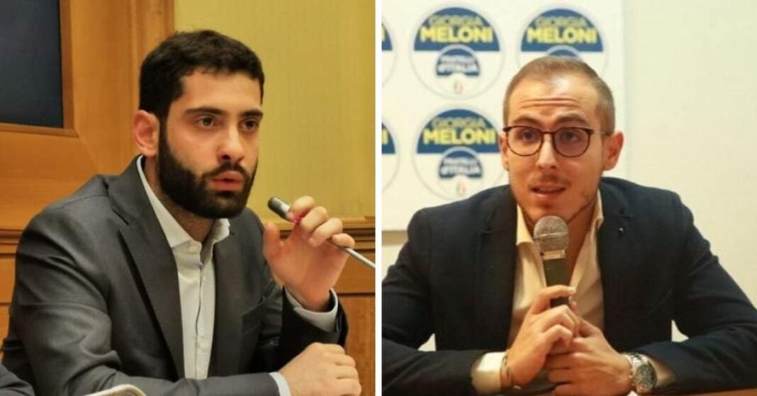 Fabio Roscani, Presidente di Gioventù Nazionale, movimento giovanile di Fratelli d’Italia e Pasquale Oronzio, Coordinatore Nazionale uscente di Azione Universitaria.