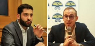 Fabio Roscani, Presidente di Gioventù Nazionale, movimento giovanile di Fratelli d’Italia e Pasquale Oronzio, Coordinatore Nazionale uscente di Azione Universitaria.
