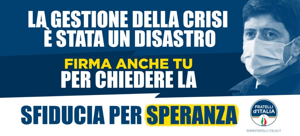 Élite di sinistra si mobilita in difesa di Speranza, Meloni: il popolo reale è stufo di subire subire inutili limitazioni
