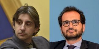 Giovanni Donzelli e Marcello Gemmato, deputati di Fratelli d'Italia.