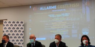 Conferenza stampa promossa da Fratelli d'Italia sul Pdl costi fissi.
