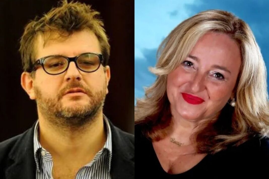 Marco Osnato e Lucia Albano, deputati di Fratelli d’Italia.