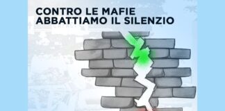 Grafica della campagna nazionale di Fratelli d'Italia "Onda Tricolore contro le mafie".