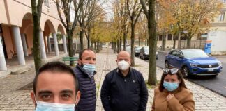 Salvatore Deidda, Deputato di Fratelli d'Italia e Luca Pilia, Sindaco di Isili.