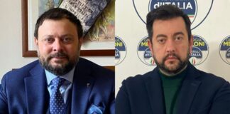 Vittorio Fantozzi e Francesco Torselli, vice-capogruppo e capogruppo di Fratelli d’Italia in Consiglio regionale.