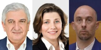 Tommaso Foti, Carolina Varchi, Ciro Maschio, parlamentari di Fratelli d’Italia.