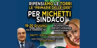 Locandina dell'evento di Fratelli d'Italia "RipensiAMO Le Torri - Le Primarie delle Idee"