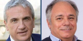 Luciano Ciocchetti, esponente di Fratelli d'Italia e Marco Palma, candidato di Fratelli d'Italia al Municipio XI.
