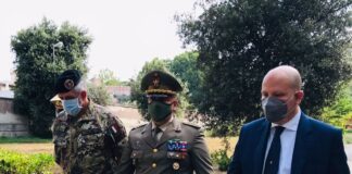 Salvatore Deidda, Deputato e Capogruppo per Fratelli d’Italia della IV Commissione Difesa durante la visita al Policlinico Militare - Dipartimento Lungodegenza di Anzio.