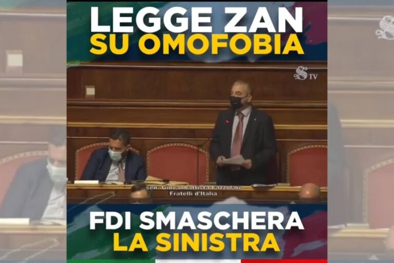 Giovanbattista Fazzolari, senatore di Fratelli d'Italia.