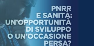 Grafica del convegno su PNRR e Sanità di Fratelli d'Italia.