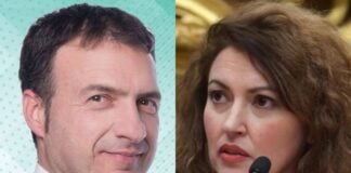 Fabrizio Ghera capogruppo di Fratelli d'Italia alla Regione Lazio e Maria Teresa Bellucci Deputato di Fratelli d'Italia e capogruppo commissione Affari Sociali.