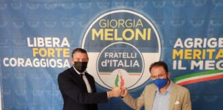 Calogero Pisano, Commissario di Fratelli d’Italia per Agrigento e Rino Lattuca, candidato Sindaco di Porto Empedocle.