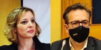 Mariacristina Masi, Consigliere di Fratelli d'Italia del X Municipio e Andrea De Priamo, Capogruppo in Assemblea Capitolina di Fratelli d'Italia.