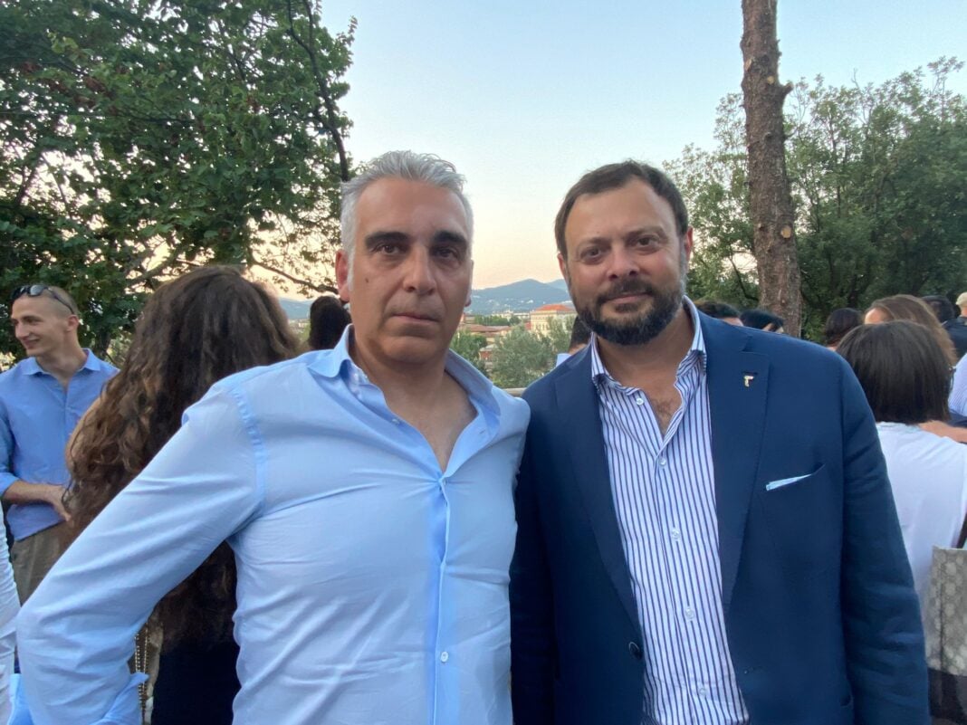 Vittorio Fantozzi, vice-capogruppo Fratelli d'Italia in Consiglio regionale e il Consigliere regionale Diego Petrucci di Fratelli d'Italia.