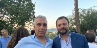 Vittorio Fantozzi, vice-capogruppo Fratelli d'Italia in Consiglio regionale e il Consigliere regionale Diego Petrucci di Fratelli d'Italia.