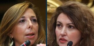 Isabella Rauti, vicepresidente vicario del Gruppo di Fratelli d'Italia e responsabile del Dipartimento Pari opportunità, Famiglia e Valori non negoziabili e Maria Teresa Bellucci, deputato e capogruppo per Fratelli d’Italia in Commissione Affari Sociali e Bicamerale Infanzia e Adolescenza.