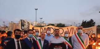 Tommaso Razzolini, Consigliere regionale del gruppo consiliare di Fratelli d’Italia insieme ad una delegazione di amministratori veneti alla fiaccolata in memoria delle vittime nel 29esimo anniversario della strage di via D’Amelio.