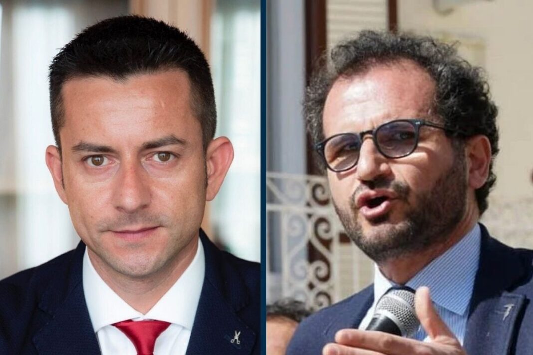 Davide Galantino e Marcello Gemmato, deputati pugliesi di Fratelli d’Italia.