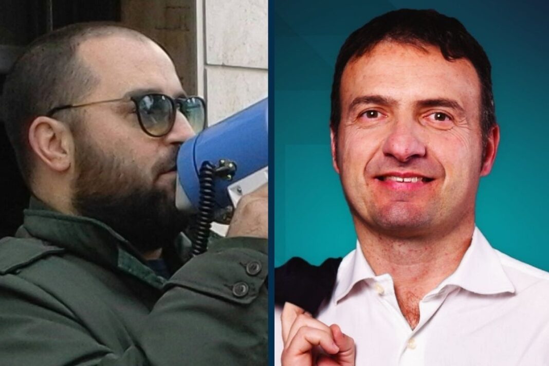 Andrea Liburdi dirigente romano di Fratelli d'Italia e Fabrizio Ghera capogruppo di Fratelli d'Italia alla Regione Lazio.