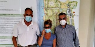 Diego Petrucci, Consigliere regionale di Fratelli d'Italia, Fabrizio Grossi, Consigliere della Tenuta di San Rossore  e Livia Paola Nuvoli, Consigliera del Parco.