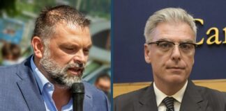 Luca De Carlo, senatore e Coordinatore regionale del Veneto di Fratelli d'Italia e Federico Mollicone, deputato e capogruppo in Commissione Editoria di Fratelli d'Italia.